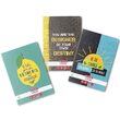 Caiet A4, 80 File 70g/MP Dictando, colturi rotunjite Motiv QUOTES