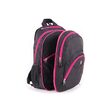 Ghiozdan Pulse 2IN1 Teens Pink black dot 121793
