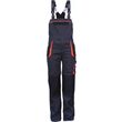 Pantalon cu pieptar Master gri inchis
