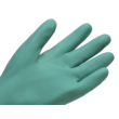 MANUSI EUROCHEM NI550, BUMBAC/NITRIL VERDE 0,85 MM 35 CM