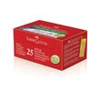 Ascutitoare plastic cu container culori fluorescente faber-caste