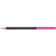 Creion Grafit B Grip 2001 Two Tone Negru-Roz 2022 Faber-Castell