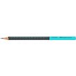 Creion Grafit B Grip 2001 Two Tone Negru-Turcoaz 2022 Faber-Castell