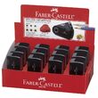 Ascutitoare Plastic Dubla Sleeve Neagra Faber-Castell