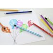 Creioane Colorate 12 Culori Cu Guma Eco Faber-Castell