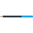Creion Grafit B Jumbo Grip Two Tone Negru-Albastru 2022 Faber-Castell