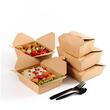 Cutie kraft meniu flamobox