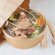 Bol kraft pentru salată fără capac