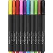 Brush Pens Black Edition Set 10 Culori Faber-Castell