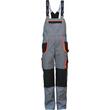 Pantalon cu pieptar Master gri inchis
