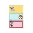 Etichete scolare, set 3 x 3 coli, motiv Cute Animals Herlitz
