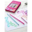 Set Cadou 12 Creioane Colorate Sparkle Faber-Castell