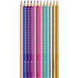 Set Cadou 12 Creioane Colorate Sparkle Faber-Castell