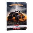 Caiet A5, 48 File 70g/MP Patratele, colturi rotunjite Motiv MONSTER TRUCK