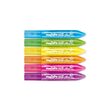 Lipici cu sclipici Fluo 6/set