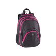 Ghiozdan Pulse 2IN1 Teens Pink black dot 121793