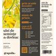 Ulei de seminte de dovleac (presat din seminte decojite) - 250 ml