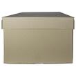 Container arhivare cu capac detasabil, man 538*382*275mm(7 bibl de 7.5cm/3 cut arhiv 15cm)