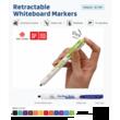 Marker retractabil pentru tabla alba Writech albastru