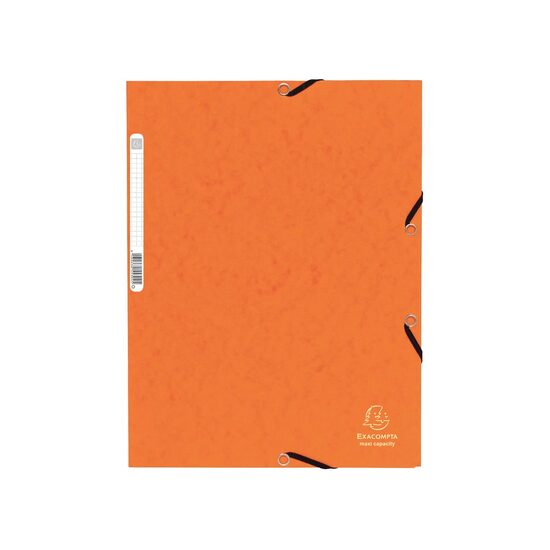 Mapă din carton cu elastic Portocaliu