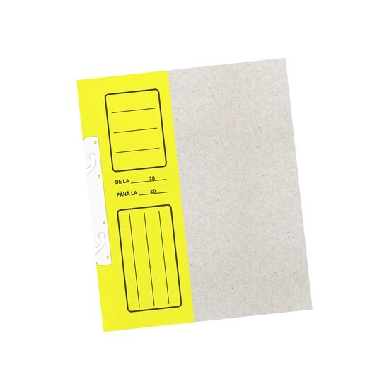 Dosar de încopciat economy cu gheare 1/2  Galben