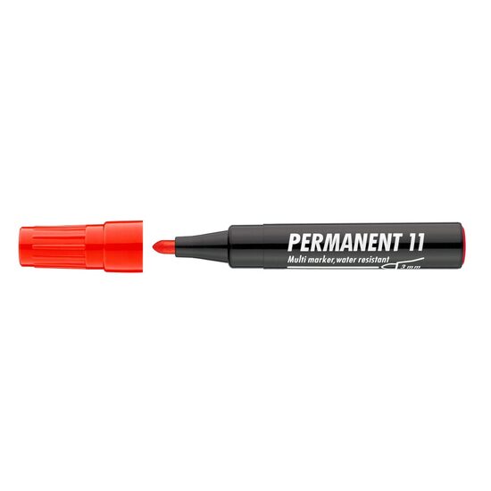 Marker permanent ICO 11 Rosu
