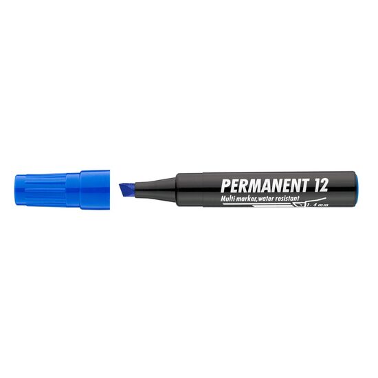 Marker permanent ICO 12 Albastru