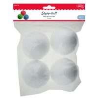Bile polistiren Set 4, 7.5 cm DACO