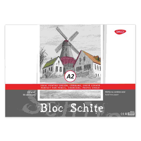Bloc schite A2, 30 file, DACO