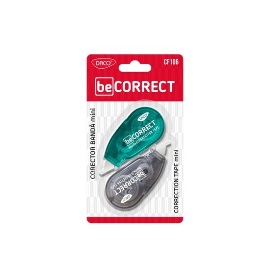 Corector bandă mini 5 mm x 6 m Set 2 DACO