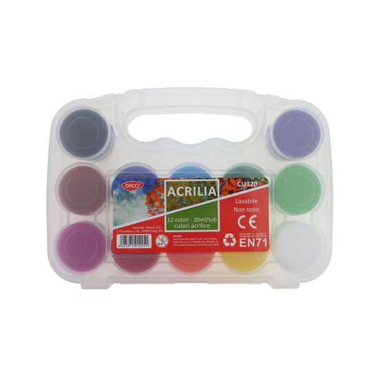 Culori acril 12C 20ml acrilia DACO