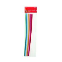 Hartie quilling 30x1 cm 300/set 10 culori DACO