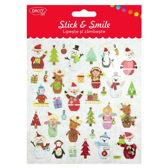 Abțibild - AB600 Figurine de Crăciun DACO