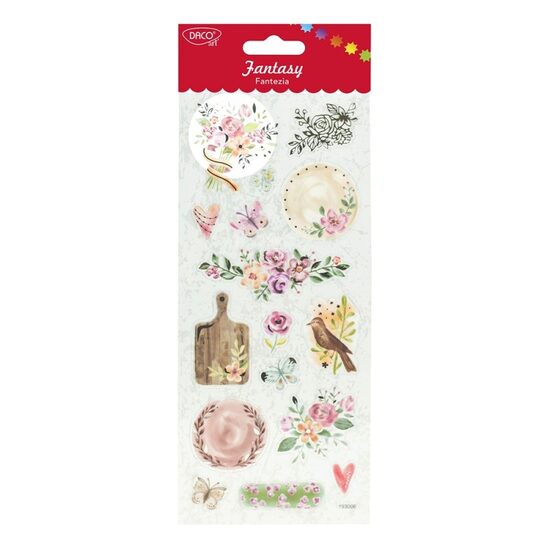 Abțibild - AB101 Floral Fantezia DACO