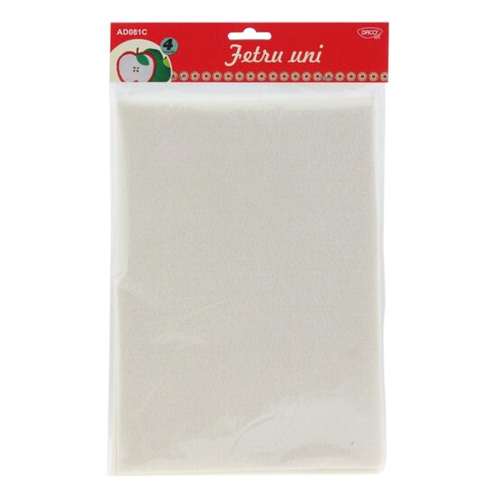 Fetru crem deschis set 4 DACO