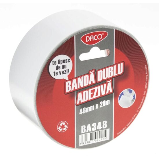 Bandă dublu adezivă 48x20 DACO