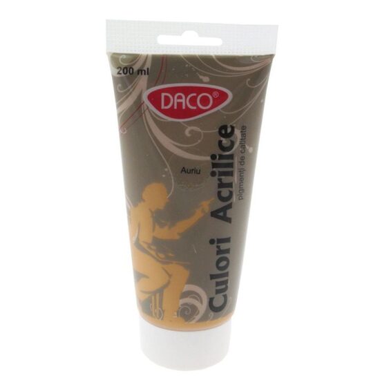 Culori acril 200 ml Auriu DACO