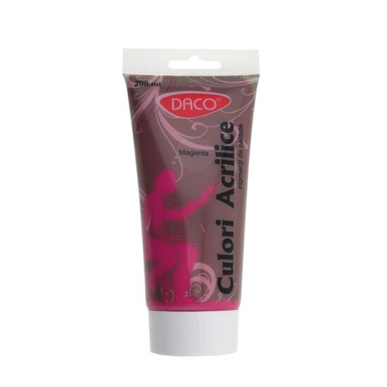 Culori acril 200 ml Roz magenta DACO