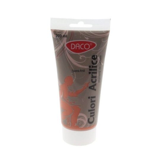 Culori acril 200 ml Sienna arsă DACO