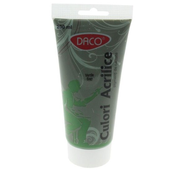 Culori acril 200 ml Verde sap DACO