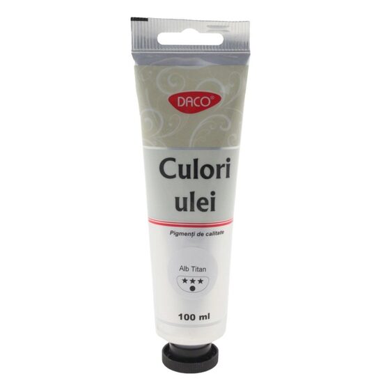 Culori ulei 100 ml Alb DACO