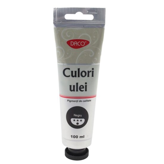 Culori ulei 100 ml Negru DACO