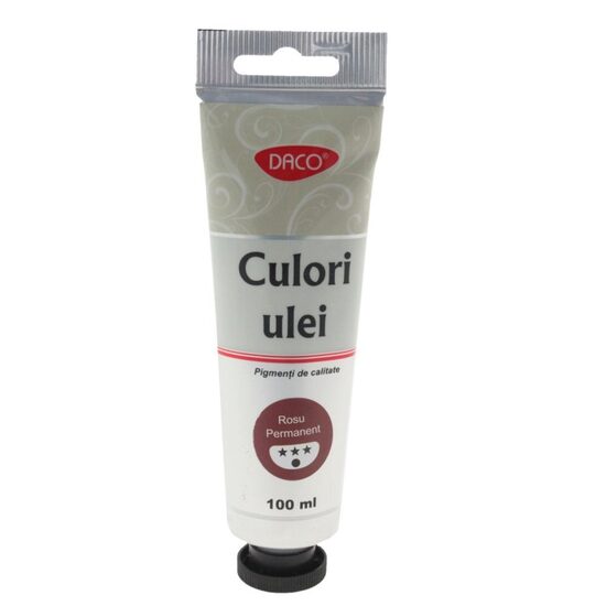Culori ulei 100 ml Roșu permanent DACO