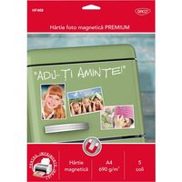 Hartie foto magnetica A4 690 g/mp 5 coli DACO