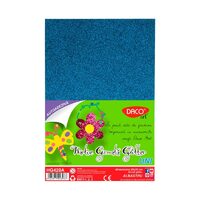 Hartie gumata autoadeziva glitter 10 coli DACO