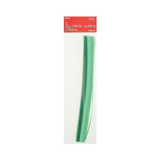 Hartie quilling 30x0.5 cm 200/set Padure DACO