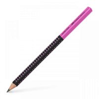 Creion Grafit B Jumbo Grip Two Tone Negru-Roz 2022 Faber-Castell