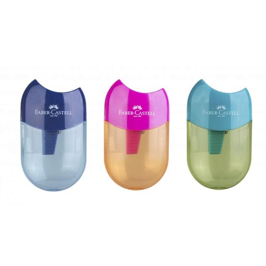 Ascutitoare plastic simpla cu container apple trend 2019 faber