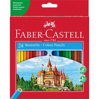 Creioane Colorate 24 Culori Faber-Castell