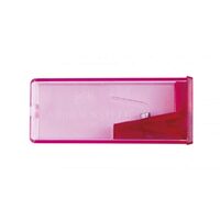 Ascutitoare plastic cu container culori fluorescente faber-caste